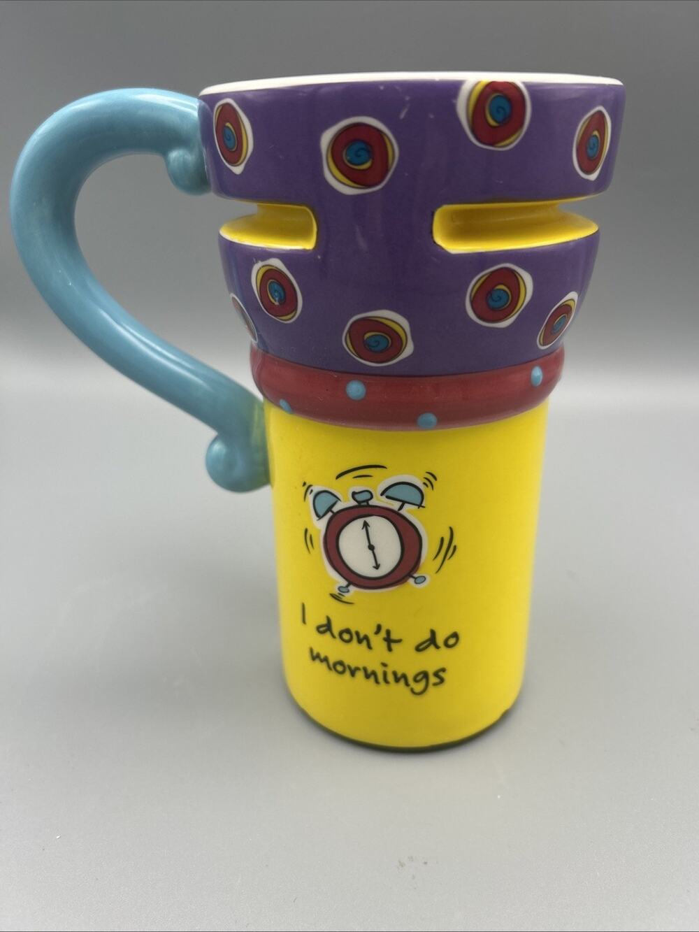 Romero Britto Travel Mug. Made Of Ceramic. 15” Tall.